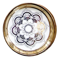 Assiette De Noël - Fleur Mandala