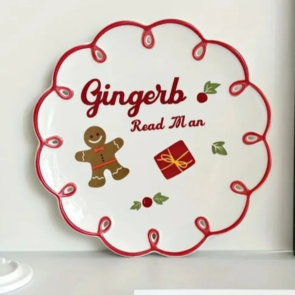 Assiette De Noël Rouge