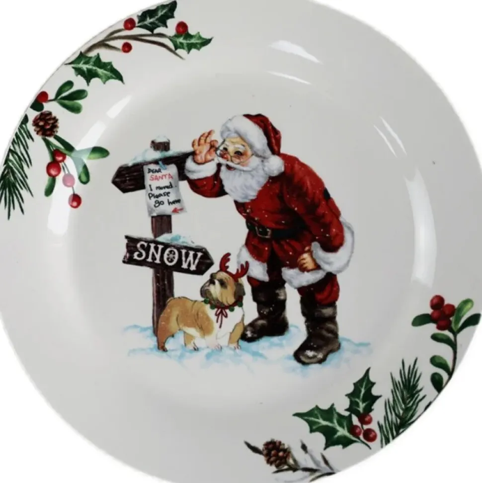 Assiette D'entrée De Noël