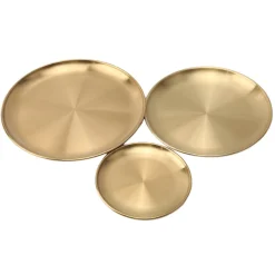 Assiette Dorée De Noël