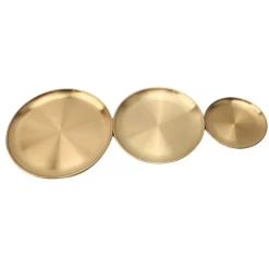 Assiette Dorée De Noël