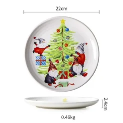 Assiette Plate De Noël