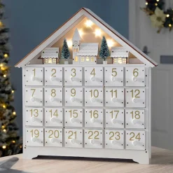 Calendrier De L'avent Sur Mesure : Maison Avec Lumière Led