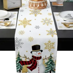 Chemin De Table Noël Or