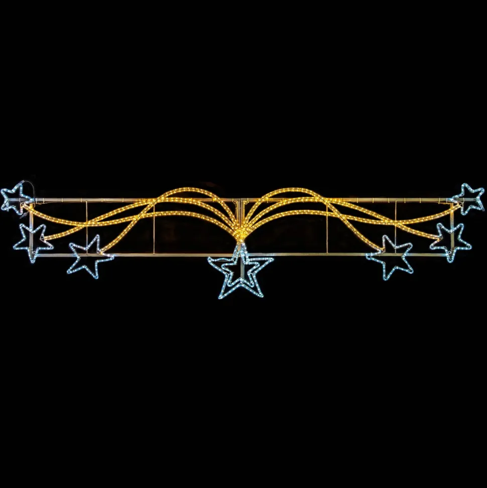 Décor De Rue De Noël - Ligne étoilée 3,5m