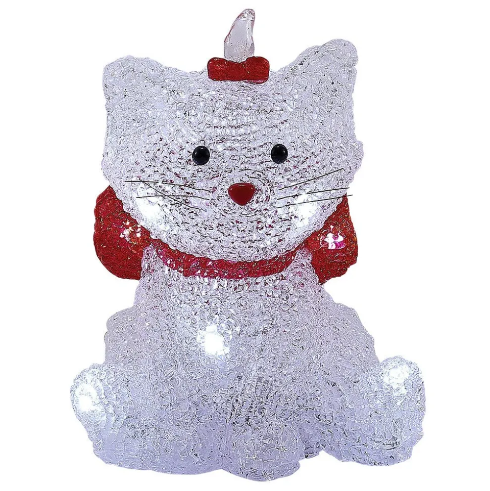 Décoration De Noël En Acrylique - Chat Mignon