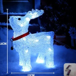 Décoration Illuminée De Noël Acrylique - Renne