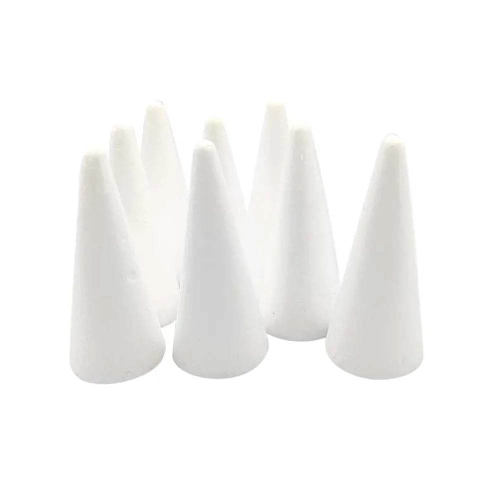 Forme En Polystyrène : Cône De Noël