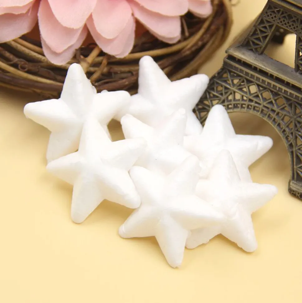 Forme En Polystyrène : étoile De Noël 50 Pièces