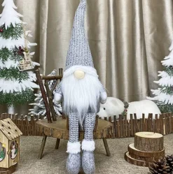 Gnome De Noël Gris