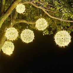 Guirlande Boule Extérieure Lumineuse - Blanc Chaud