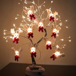 Guirlande De Noël Leds - Rennes Blancs