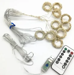 Guirlande Lumineuse Rideau Blanc LED