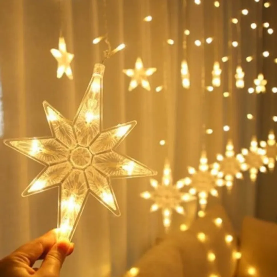Guirlande Lumineuse Rideau étoile