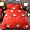 Housse De Couette De Noël - Rouge