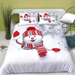 Housse De Couette Noël Bonhomme De Neige