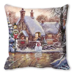 Housse De Coussin Décor Noël