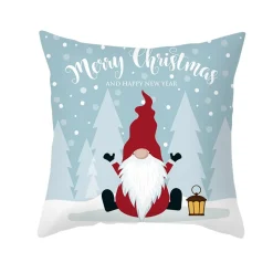 Housse De Coussin De Noël : Lutin Père Noël