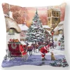 Housse De Coussin Paysage Noël