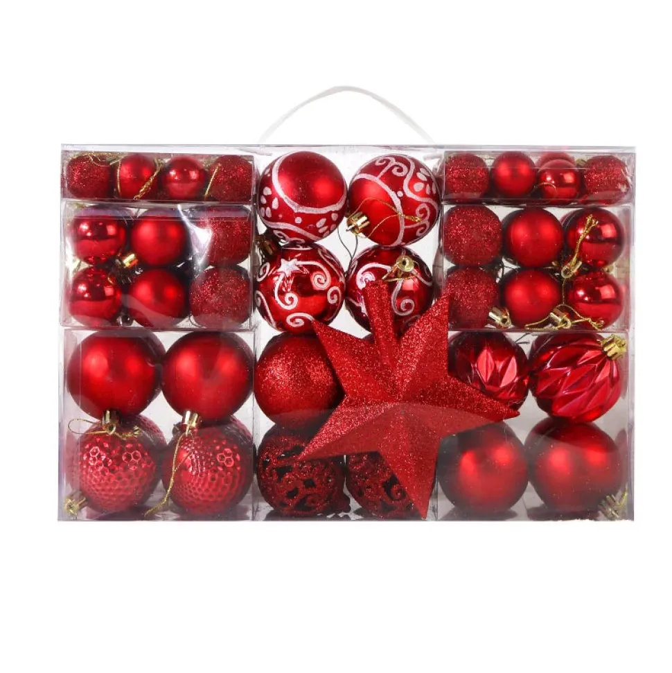 Kit De Décorations De Noël Rouge