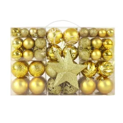 Kit De Décorations De Noël Or