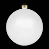 Lot De 4 Boules De Noël Mates 10cm - Blanc