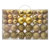 Lot De 100 Boules De Noël Or