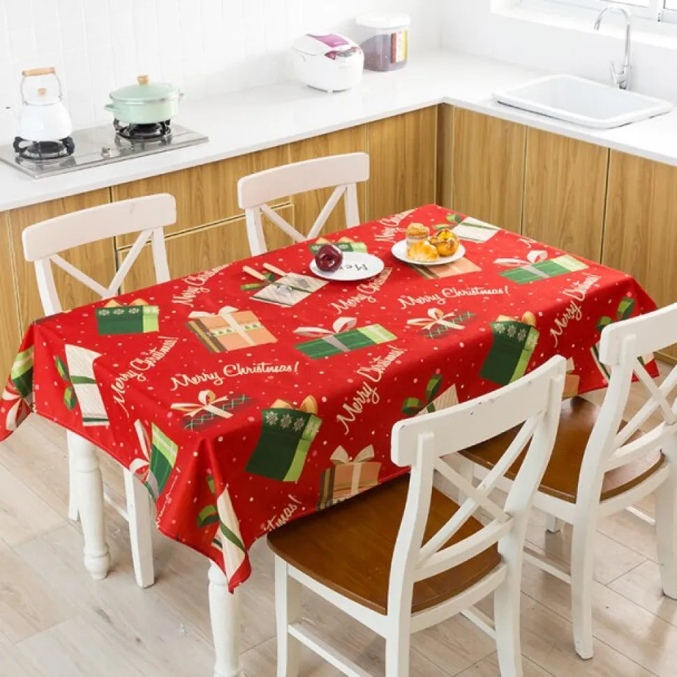 Nappe De Noël En Tissu