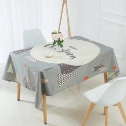 Nappe De Noël Grise