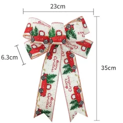 Noeud Blanc Sapin De Noël