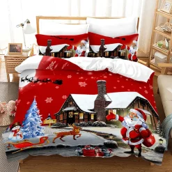 Parure Housse De Couette De Noël