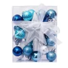 Petit Kit De Décorations De Noël - Bleu Et Argent