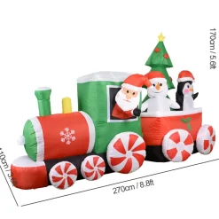 Petit Train De Noël Gonflable