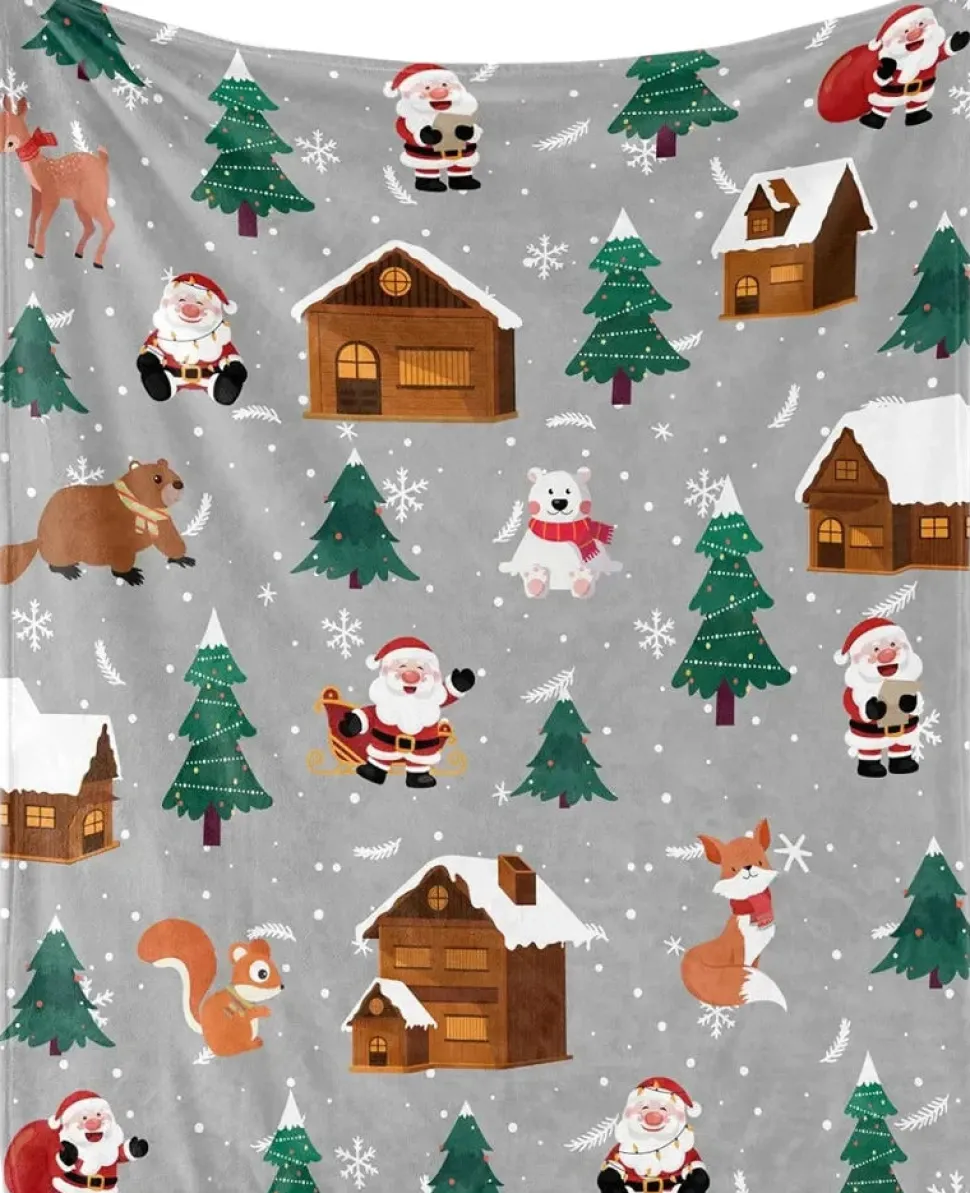 Plaid De Noël Canapé