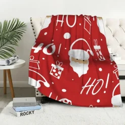 Plaid De Noël Rouge