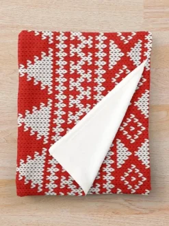 Plaid De Noël Tricot