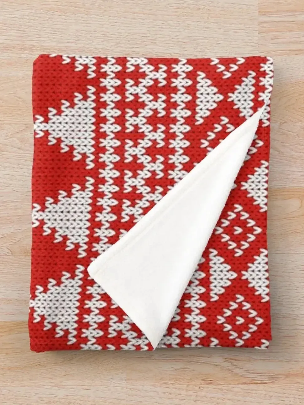 Plaid De Noël Tricot