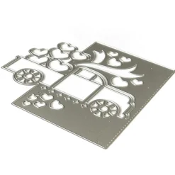 Pochoir De Noël - Voiture Du Père Noël