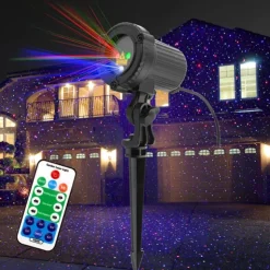 Projecteur Noël Bleu