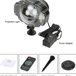 Projecteur Noël Chute De Neige