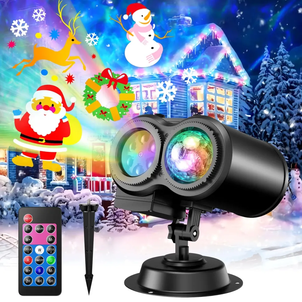 Projecteur Noël Extérieur Animé