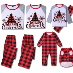 Pyjamas De Noël Famille : Sapin