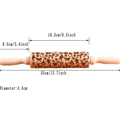 Rouleau à Pâtisserie De Noël