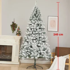 Sapin De Noël Artificiel Blanc - 240 Cm
