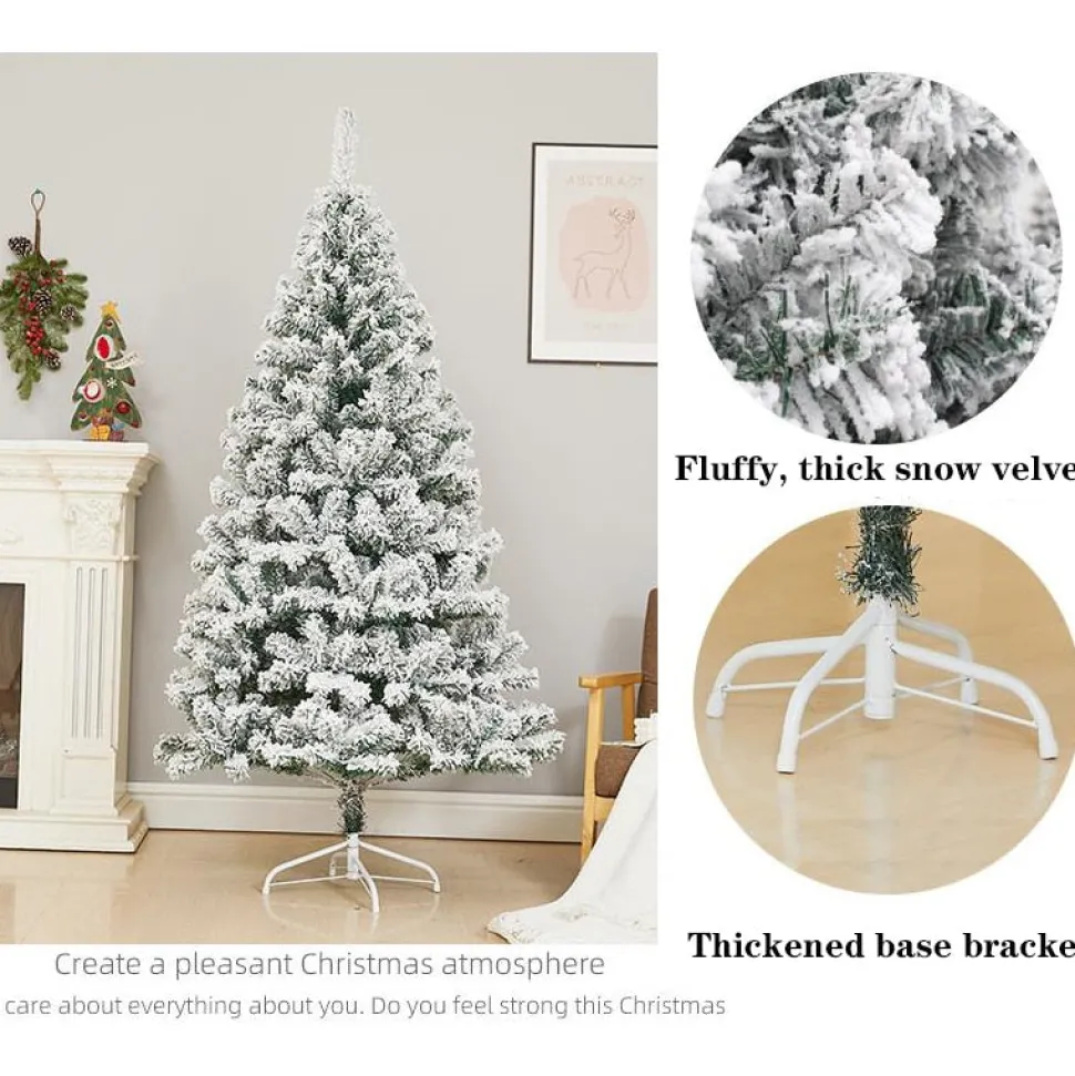 Sapin De Noël Artificiel Blanc - 45 Cm