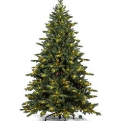 Sapin De Noël Artificiel Vert Lumineux