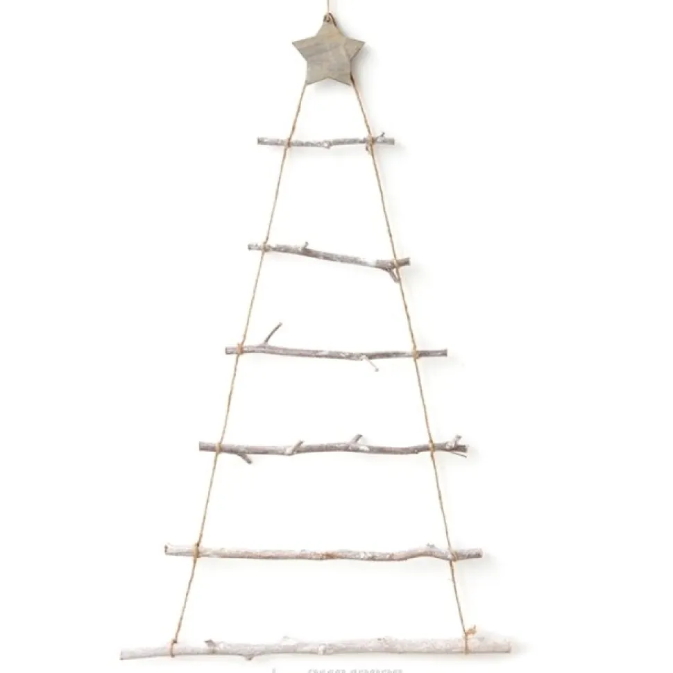 Sapin Mural De Noël - Bois Flotté