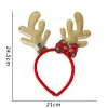 Serre-tête De Noël Femme : Bois De Renne Or