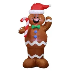 Structure De Noël Gonflable - Bonhomme Pain D'épices