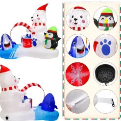 Structure De Noël Gonflable - Banquise